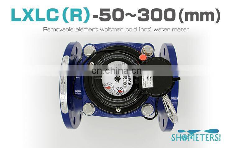 DN400  industrial woltmann 6 inch cast iron water meter