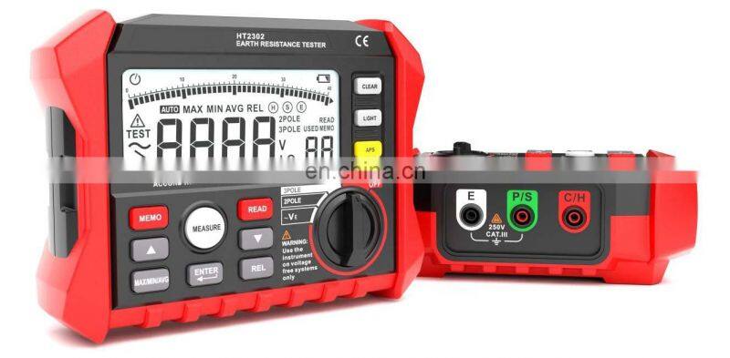 Resistance Tester High quality tester HT2302 Earth Resistance Tester