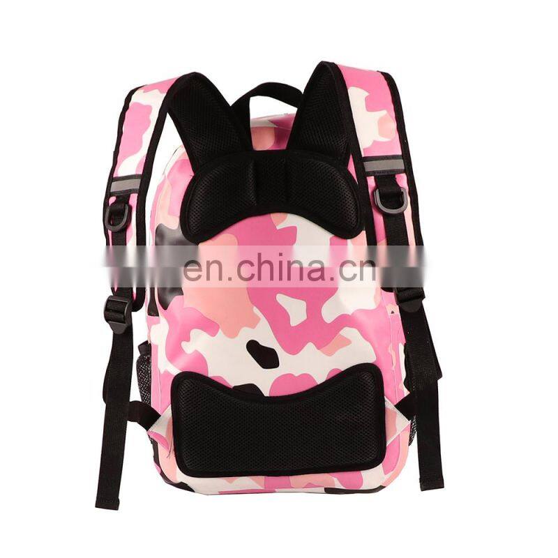 New Arrival Pink Ladies Sport Waterproof Backpack Camping Water resistant Bag For Women