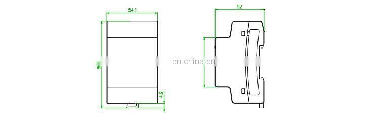 Acrel 300286.SZ single phase 3 wire power energy meter for solar system off grid with ANSI UL approval
