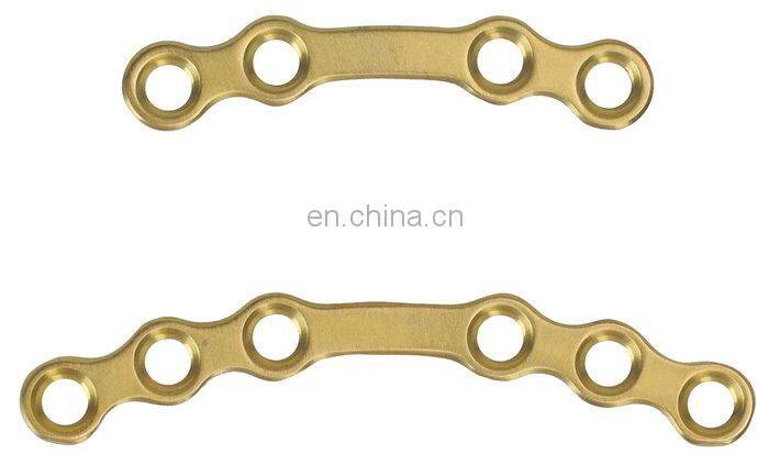 Hot Sale Bone Surgery Instruments Titanium 2.0mm Arc Bridge Maxillofacial Locking Plates Orthopedic Surgical Implants