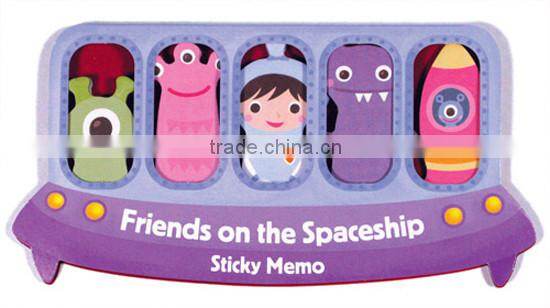 Polar Sea Animal in the Submarine Die cut shape Note set Notepad Sticky memo pad