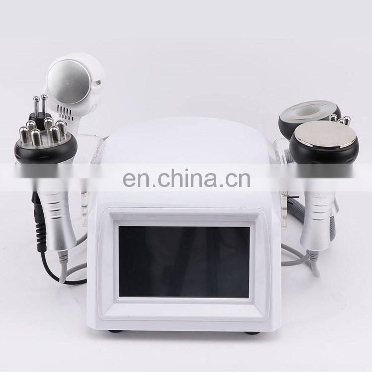 Top selling 6in1 RF Vacuum Cavitation System Machine Portable Fat reduction body shaper Ultrasonic Cavitation slimming machine