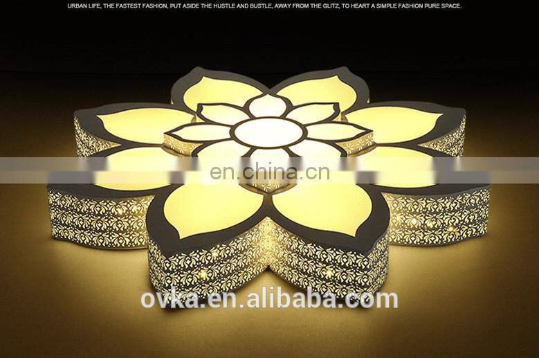 Creative flowers warm home lighting acrylic ceiling lamps