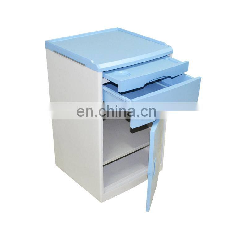Hospital Instrument Medical Cabinet Plastic ABS Hospital Bedside Cabinet
