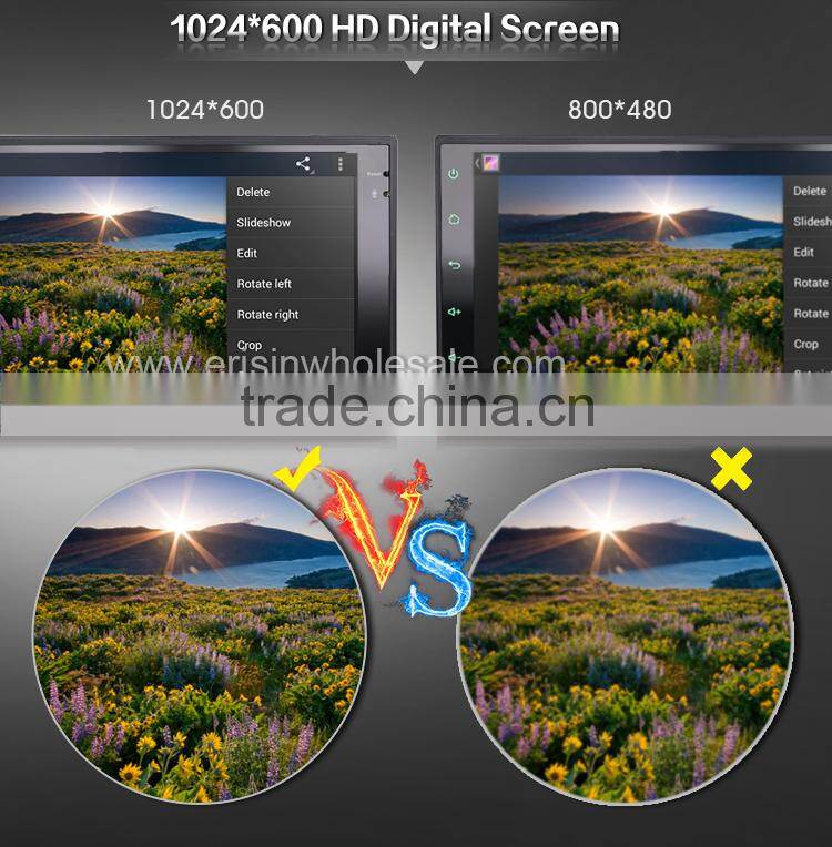 Erisin ES2008A 7" Autoradio Touch Screen 2 Din Car Audio Players GPS