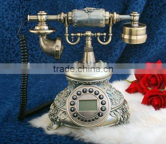 vintage rotary dial phone with caller id