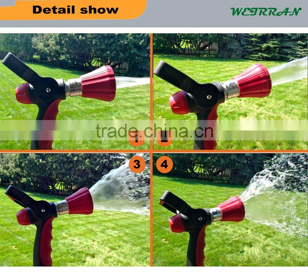 (10360) rubber handle big switch heavy duty fire fight garden hose nozzle