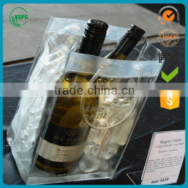 Factory product pvc cooler wine bag