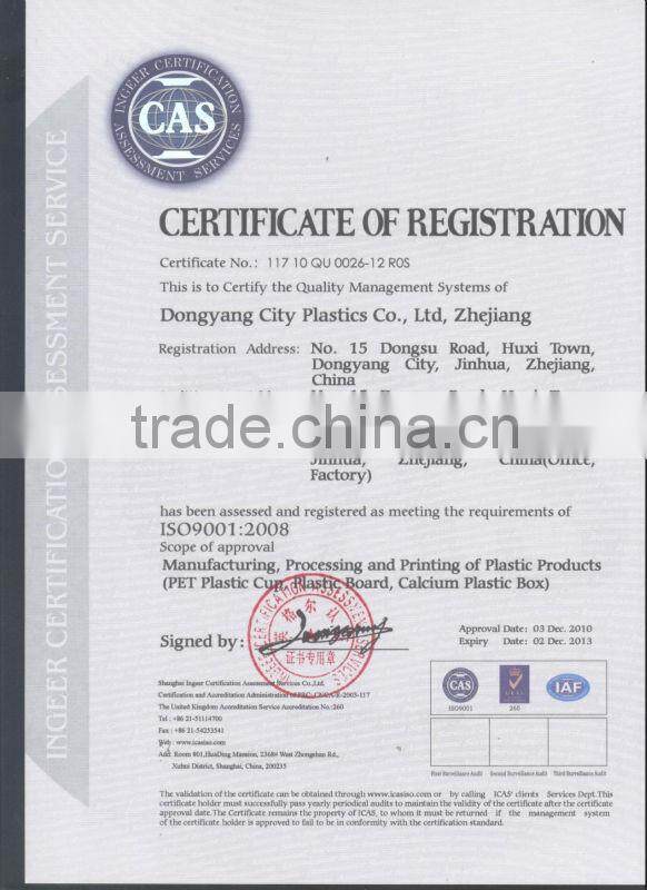 Super product, hot sale clear disposable plastic container for food package, supplied by the biggest factory for PET products