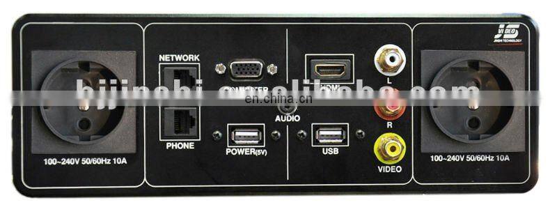 JS-T101+ Conference with Power and VGA table outlet multimedia panel socket