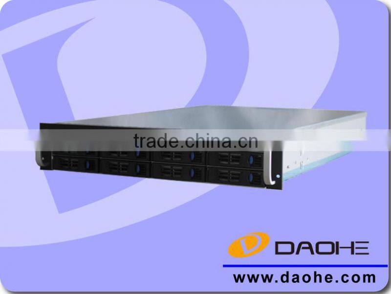 2U Entry Computing and Storage Server Chassis - 8x 3.5" Hot-Swap