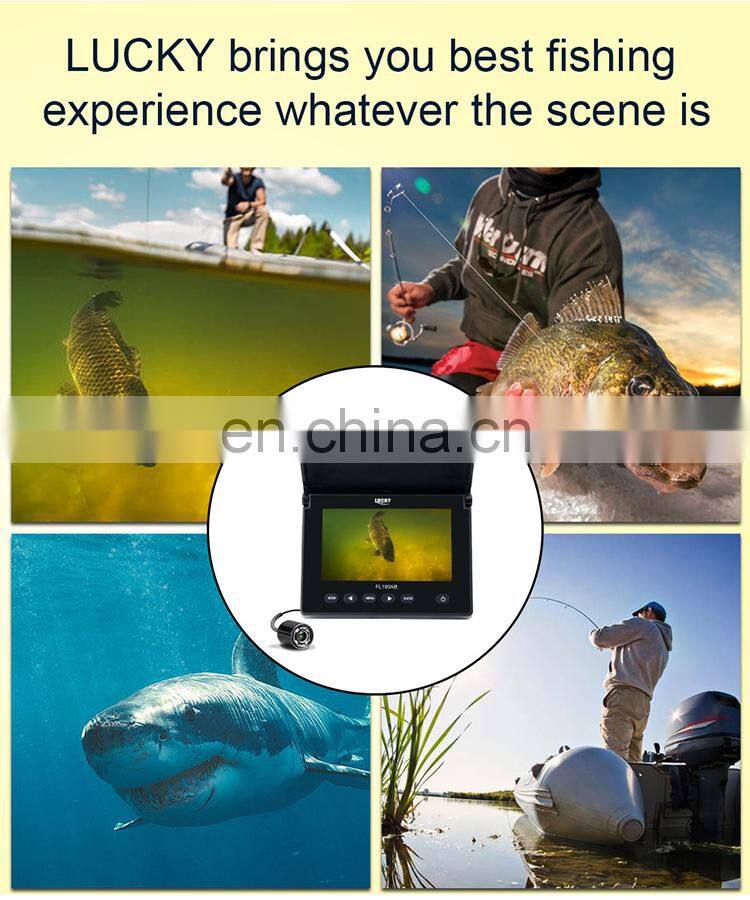 LUCKY underwater camera fishing Fish Finder Ice Fishing Camera 4.3" LCD Monitor sport video camera underwater