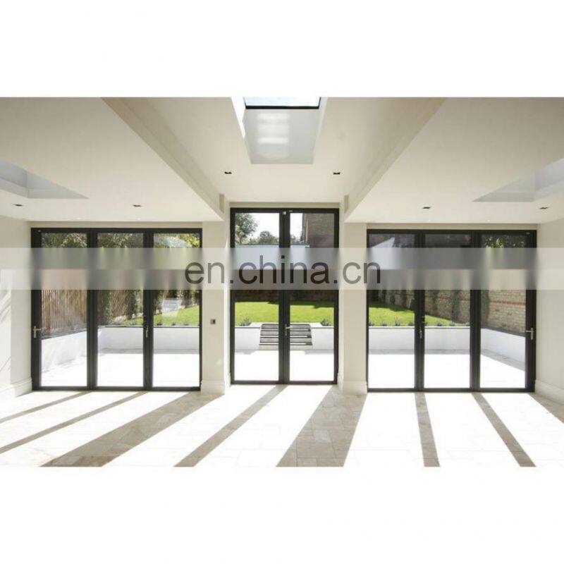 Modern Aluminium Frames Double Glazed Swing Door and Windows Interior Casement Glass Door