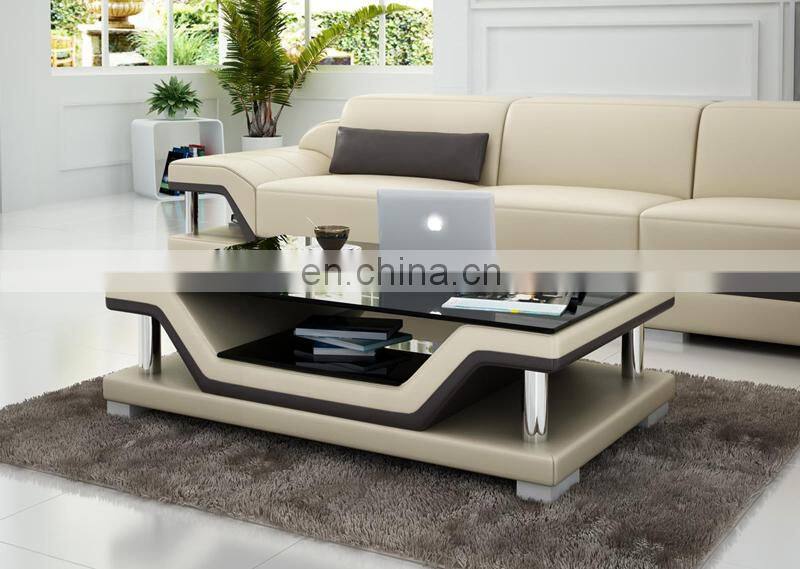 Modern LED light living room sofa Modern design set furniture sectional Sofa