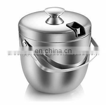 silver ice bucket