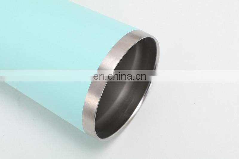 22oz blue Double wall Thermos cup Stainless Steel Vacuum Insulated Tumbler with lid