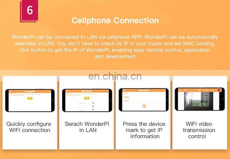 18DOF Hexapod Robot 2DOF PTZ Spider Robot with Main Board for Raspberry Pi 4B/2G Finished