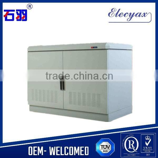 Galvanized steel outdoor battery enclosure/SK-12090 IT enclosure rack cabinet with air conditioner
