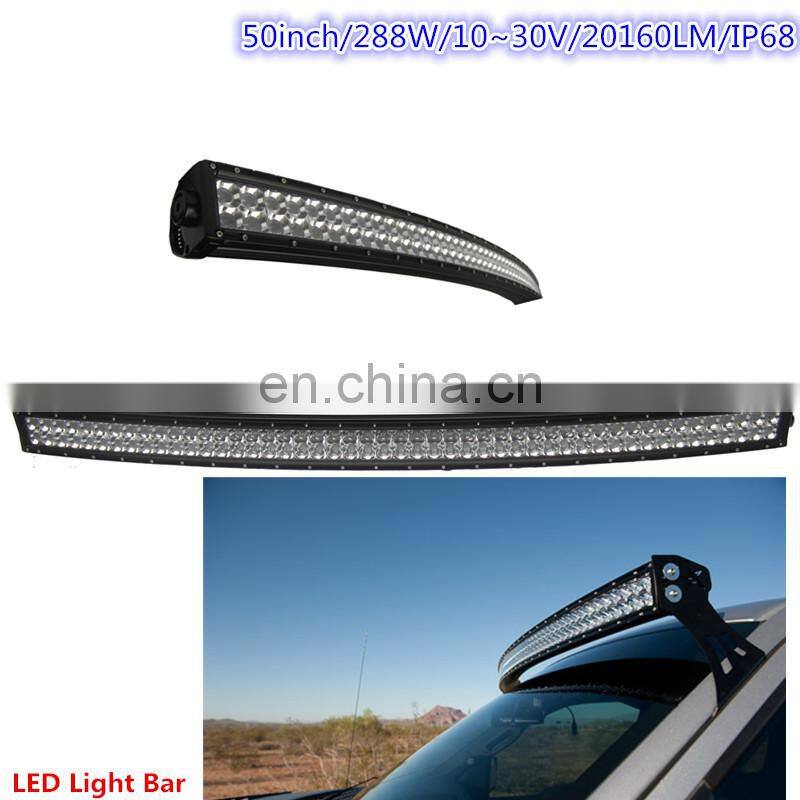 LED light bar curved LED12 combo beam Double row for auto Automotive CRE E LANTSUN