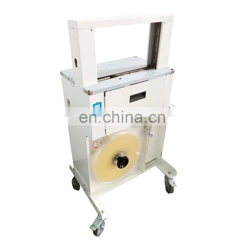 UT011S Table Top Hotmelt Opp Paper Tape Bundle Strapping Binding Machine for banknote money currency supermarket vegetable