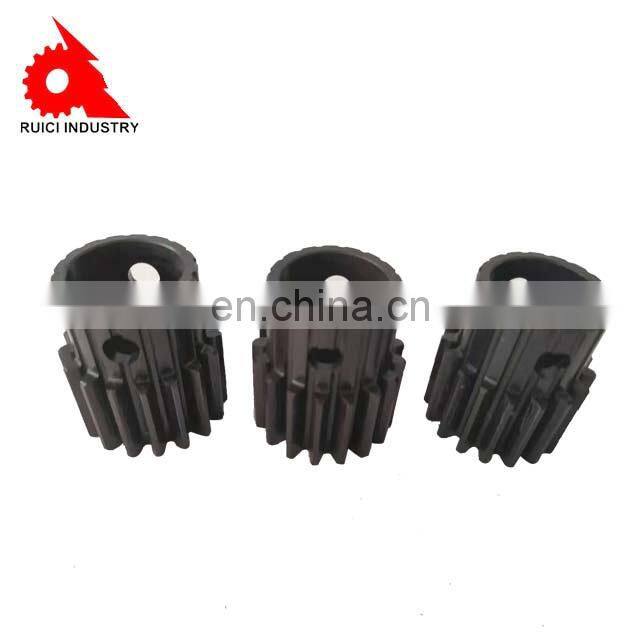 Small stainless steel metal double spur gear