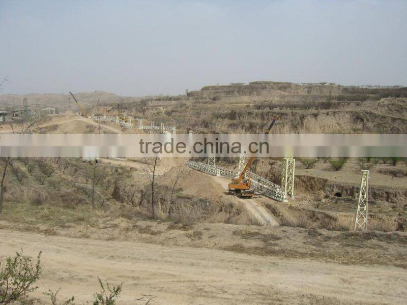 rubber belt conveyor pipe conveyor used for bulk material transporation