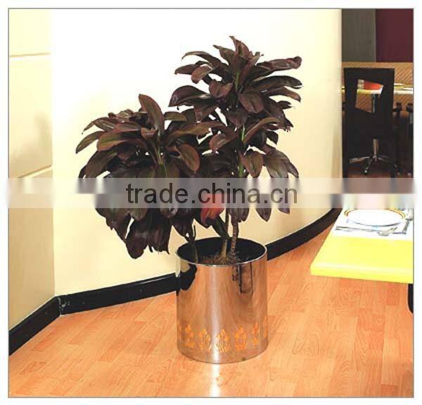 2016 New Garden Modern Flowerpot 304 Stainless Steel Modern Flowerpot Home Decoration