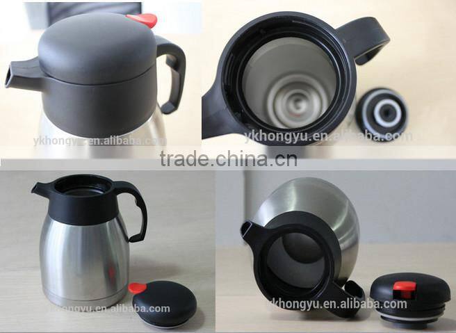 LFGB/EU double wall stainless steel coffee thermos price 1.2/1.5/2.0L