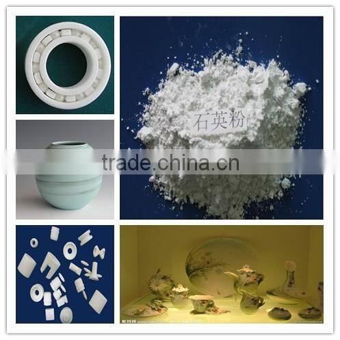 white 325 mesh reactor silica powder