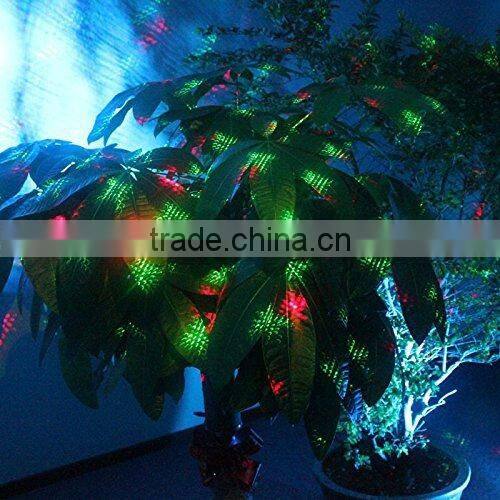 Garden Tree and Wall Decoration Outdoor Laser Spot lights for Holiday Lighting (Green and Blue leds))