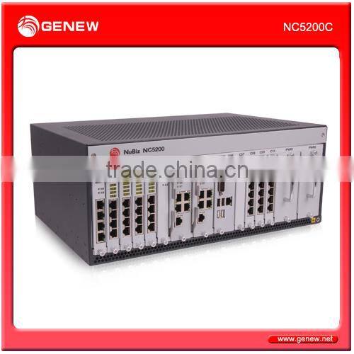 Genew NC5200C Carrier-class integrated IP-PBX softswitch with redundant Main Process Unit and Power Supply