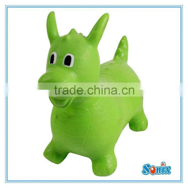 pvc happy jumping horse toy for kid