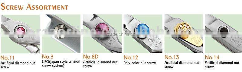 HSK73 Stainless Steel Professional Japanese Hair Cutting Scissors Convex Edge Blades hot hair scissors