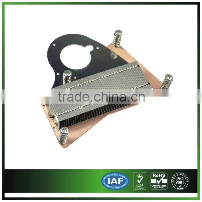 copper & aluminum heat sink for server mainboard