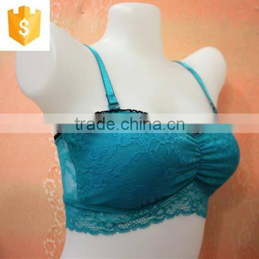 New Lady Sexy Thin Style Lace Full Cup Seamless Boost Enhancer Padded Push Up Lingerie Underwear Bra