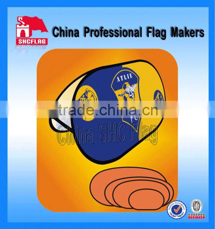 Folding pop up banner stand