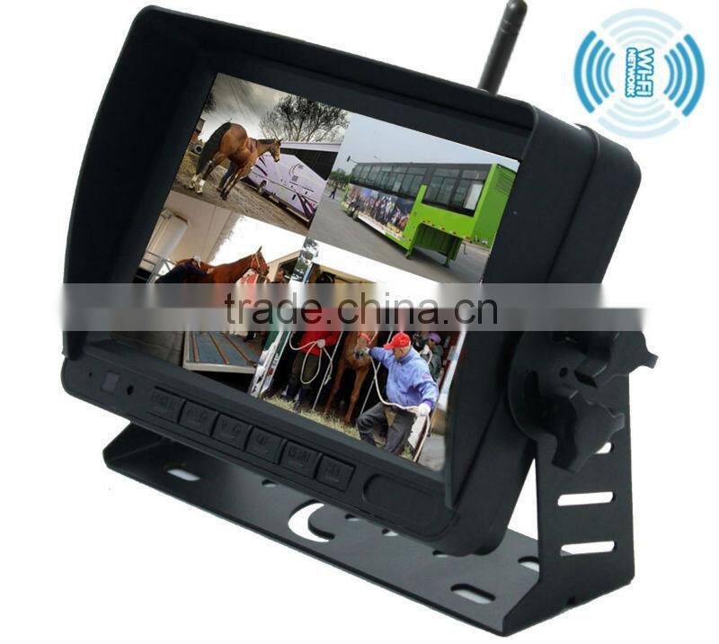 DW-7016-4 2.4Ghz digital wireless reversing camera system with No interference for truck