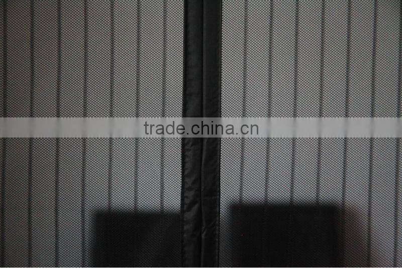 Magnetic anti-mosquito screen door curtain