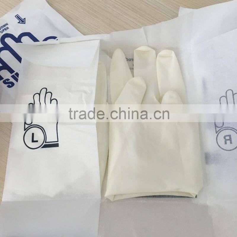 Cheap sterile surgical colored latex surgical disposable gloves medical manufacturer malaysia price wholesale