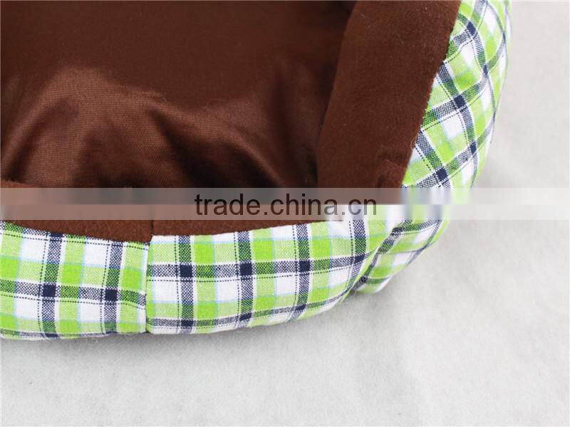Luxury Pet Dog Bed & Checked Cloth Dog House For Sale