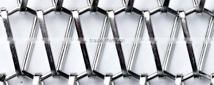 copper/stainless steel decorative wire mesh for cabinets made in china