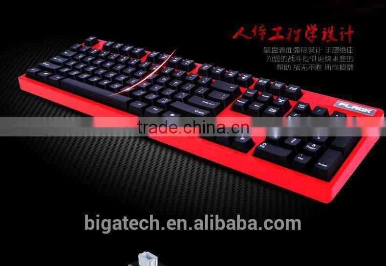 cheapest stock Wired Mechanical keyboard colored computer keyboard