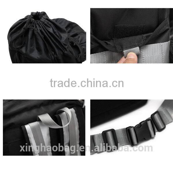 Large nylon outdoor korean style waterproof sports backpack