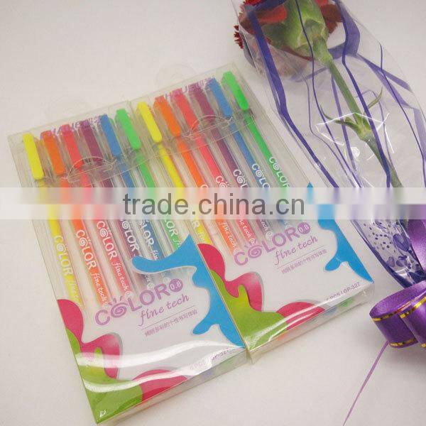 Multicolor Neon Gel Pen