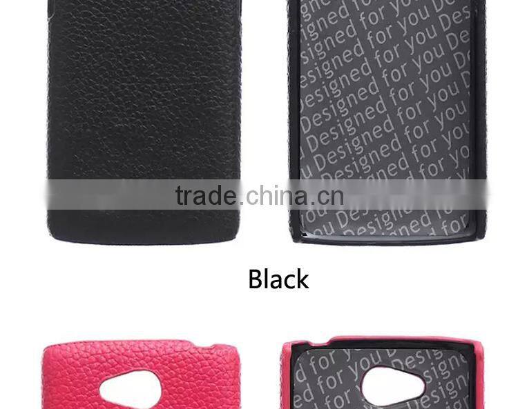 Best-selling In Amazon Mobile Phones Packaging For Cellphone Cover For LG Joy H220 Genuine Leather Brown Phone Case Diary Case