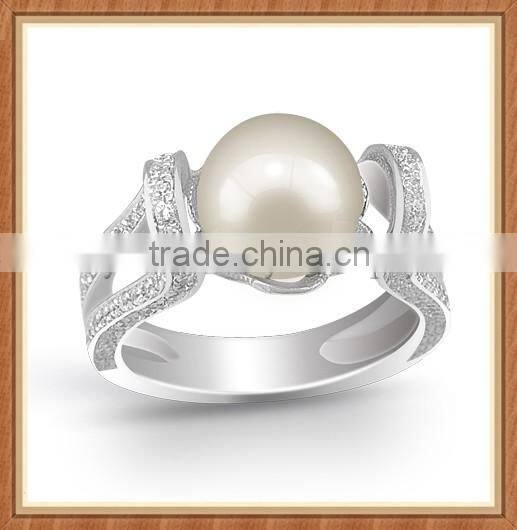 Freshwater Pearl Jewelry 925 Sterling Sliver Rings