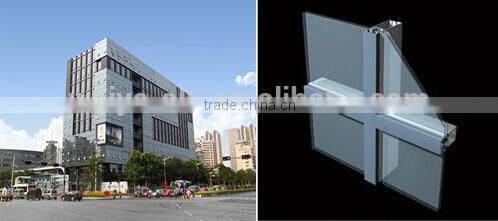 China supplier aluminum alloy price interior glass aluminium frame curtain wall