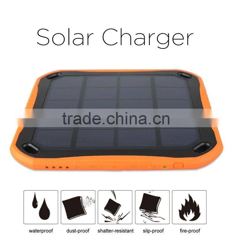 Popular solar power bank portable solar power bank solar outdoor camping solar power bank