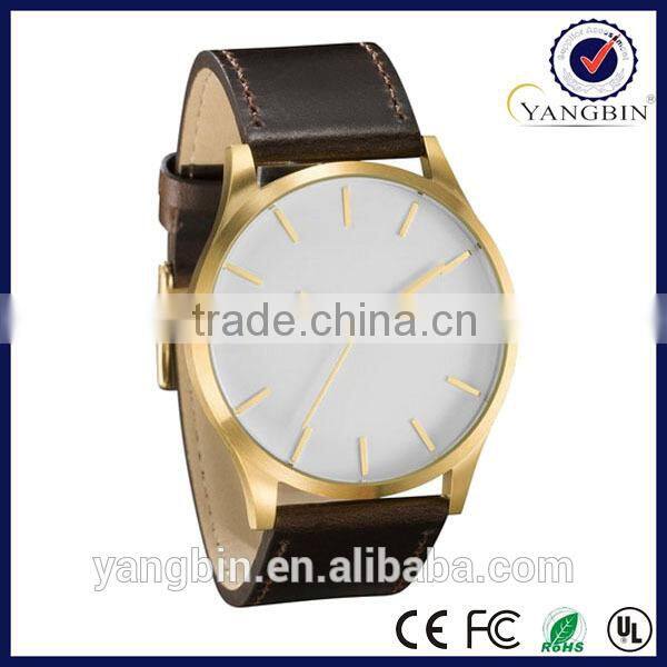 2015 hot sale watch men stainless fashion quartz watch men simple design